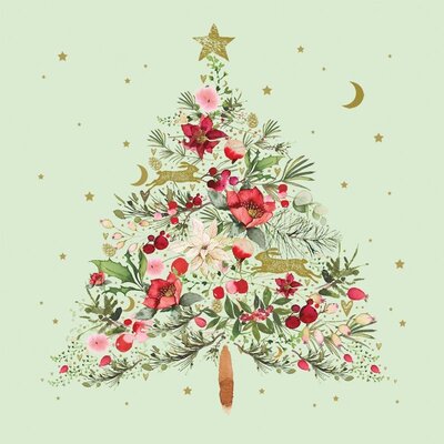 Paperproducts Design Papierservietten Beautiful Christmas green