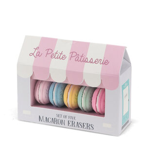 Rex London Erasers Animal Macarons Set of 5