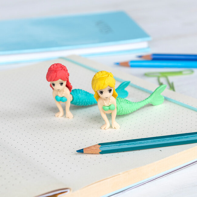 Erasers Mermaid Set of 2