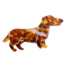Hair Claw Clip Sausage Dog