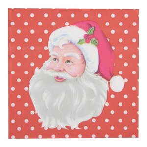Clayre & Eef Paper napkins Santa