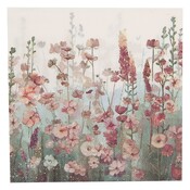 Clayre & Eef Papierservietten Flowers purple