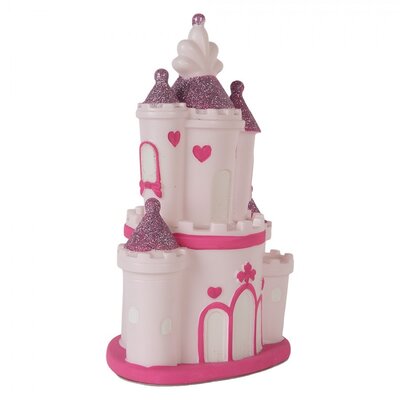 Clayre & Eef Night Light Plug-In Castle pink large