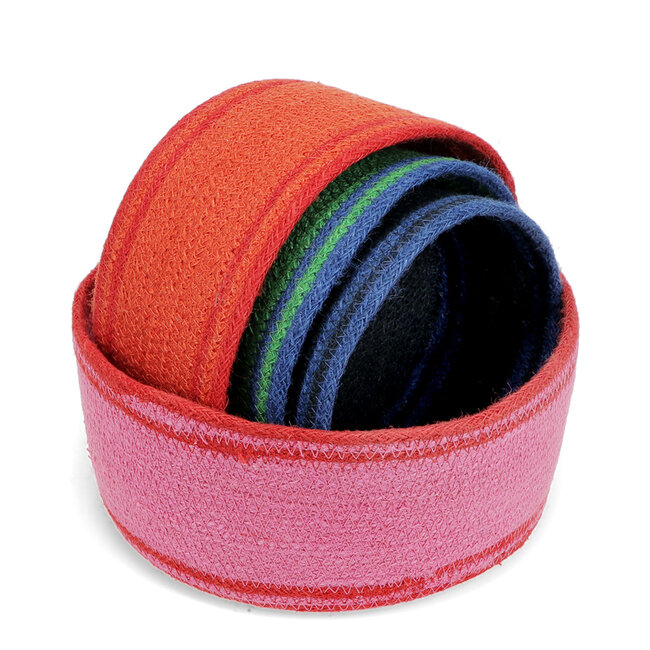 Jute Aufbewahrungskorb rund 4er Set small