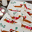 Geschirrtuch Festive Sausage Dog