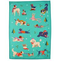 Rex London Tea towel Festive Friends