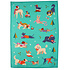 Rex London Tea towel Festive Friends