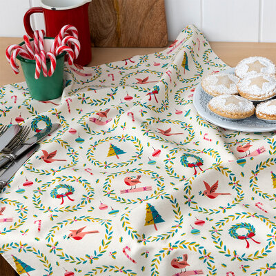 Rex London Tea towel Classic Christmas