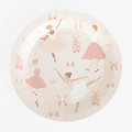 My Little Day Pappteller Set of  8 Ballerina