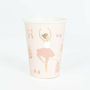 My Little Day Pappbecher Set of  8 Ballerina