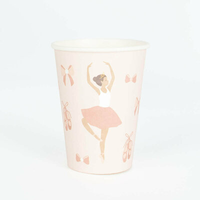My Little Day Pappbecher Set of  8 Ballerina