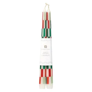 Talking Tables Dinner Kerzen Check red/green