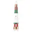 Dinner Kerzen Check red/green