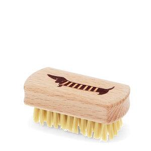 Rex London Nail Brush Wooden Mini Sausage Dog