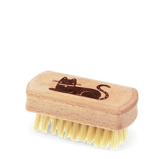 Rex London Nagelbürste aus Holz Cat