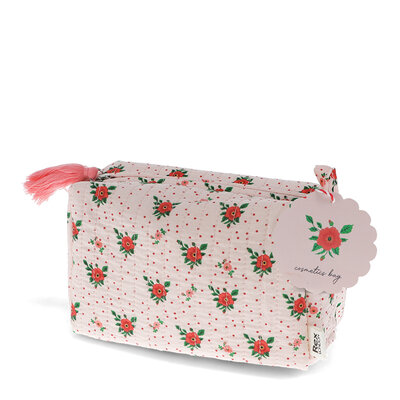 Rex London Makeup Bag Quilted French Rose