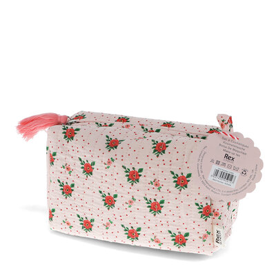 Rex London Makeup Bag Quilted French Rose
