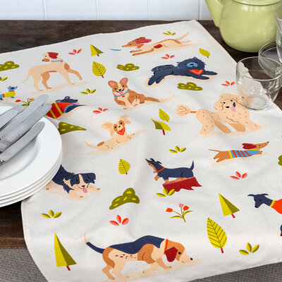 Rex London Tea towel Dog Park