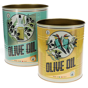 Rex London Storage Tins Olive Oil Large Set of 2