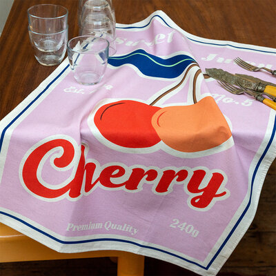 Rex London Tea towel Cherry