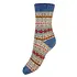 Joya Socken Wollmix Scandi blue/fawn/red