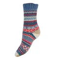 Joya Socken Wollmix Scandi blue/cream/red