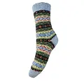 Joya Socken Wollmix Scandi pale blue/green/black