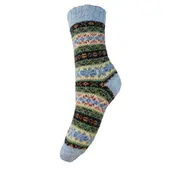 Joya Socken Wollmix Scandi pale blue/green/black