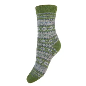 Joya Socks Woolmix Scandi green/blue/grey