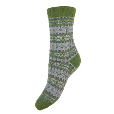 Gemjar Socken Wollmix Scandi green/blue/grey