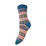 Socks Woolmix Scandi teal/fawn/yellow