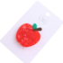Red Cuckoo Hair Clip Apple