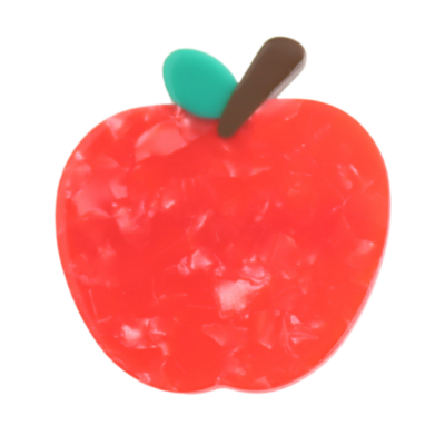 Red Cuckoo Haarclip Apple