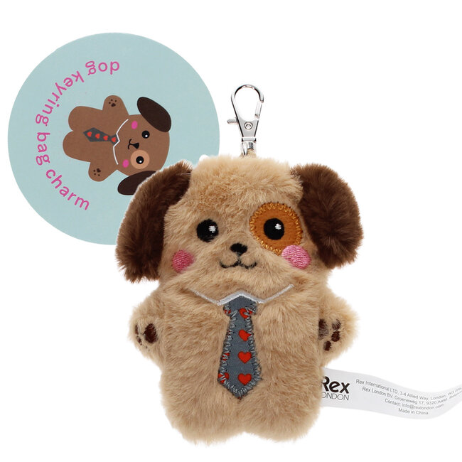 Keyring bag charm Fluffy Dog