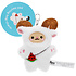 Rex London Keyring bag charm Fluffy Yeti