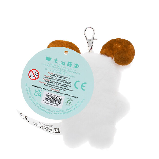 Keyring bag charm Fluffy Yeti