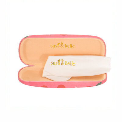 Sass & Belle Glasses case Cherry