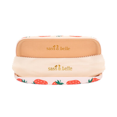 Sass & Belle Glasses case Strawberry