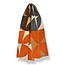 Schal Cashmere Mix Retro orange/beige