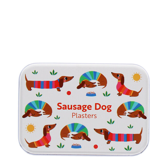 Pflaster in Dose Sausage Dog