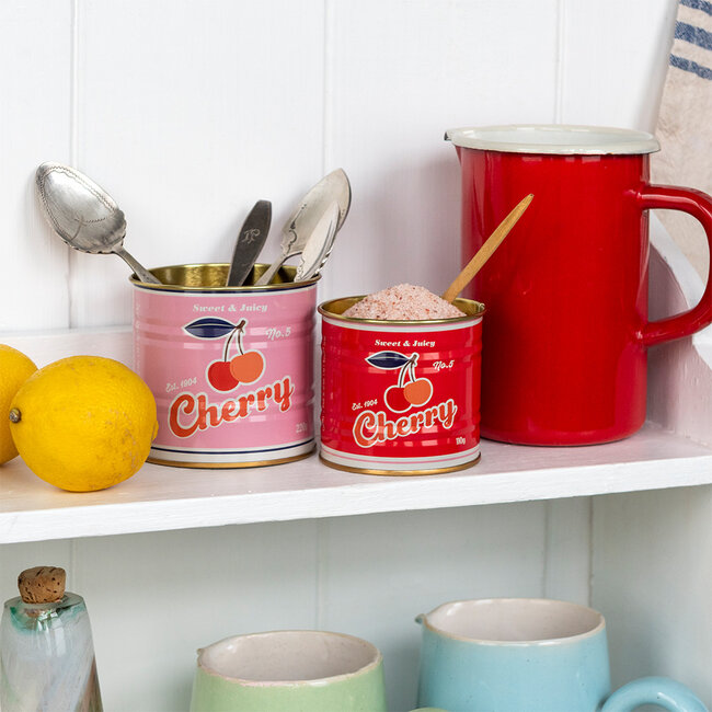 Storage Tins Cherry Mini Set of 2