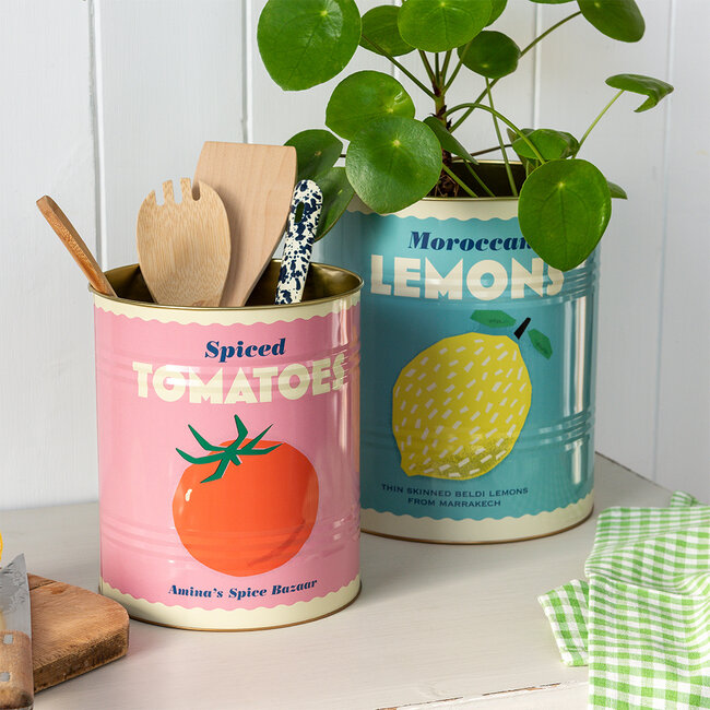 Aufbewahrungsdosen Lemon andTomato  XL Set of 2