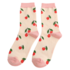 Miss Sparrow Socken Bamboo Cherries cream