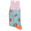 Socks Bamboo Cherries duck egg