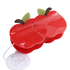 Red Cuckoo Hair Claw Clip Apples