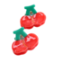 Red Cuckoo Haarklammer Cherries Set of 2