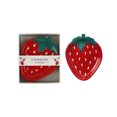CGB Giftware Trinket Dish Strawberry Field