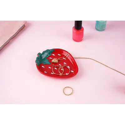 CGB Giftware Trinket Dish Strawberry Field