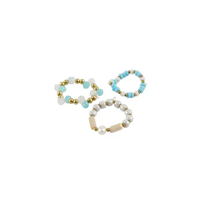 CGB Giftware Rings In a Bottle Paradise Beach Set of 3