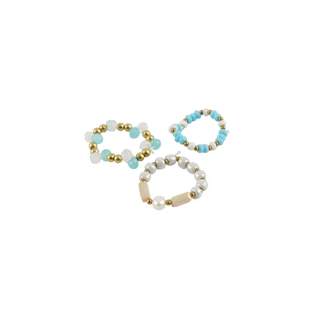 Rings In a Bottle Paradise Beach Set of 3